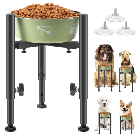 Adjustable Raised Dog Bowl Stand: A Perfect Solution for Your Dog’s Comfort and Health